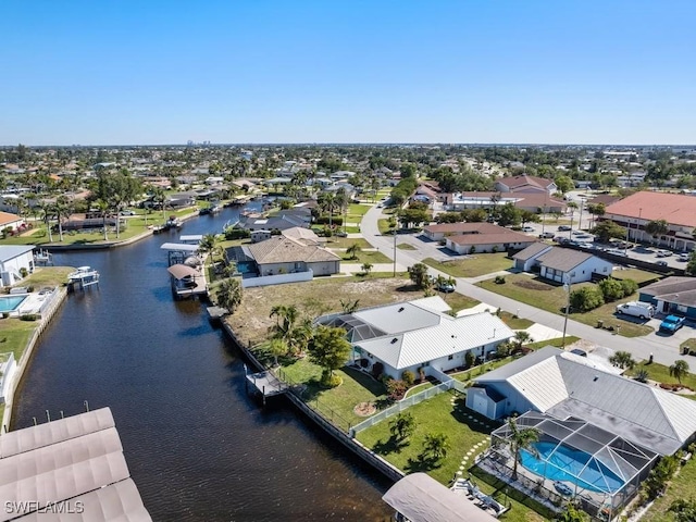 4538 SE 6th Ct, Cape Coral, FL 33904 - drone / aerial view featuring a residential view and a water view