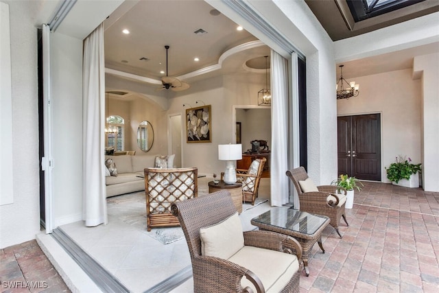 view of patio / terrace with an outdoor hangout area