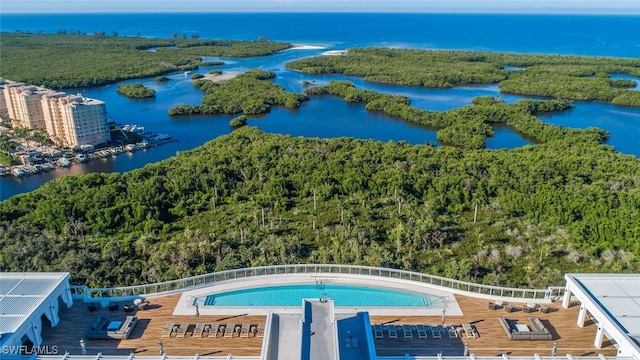 13945 Old Coast Rd Unit 302, Naples, FL 34110 - aerial view of a large body of water and a forest