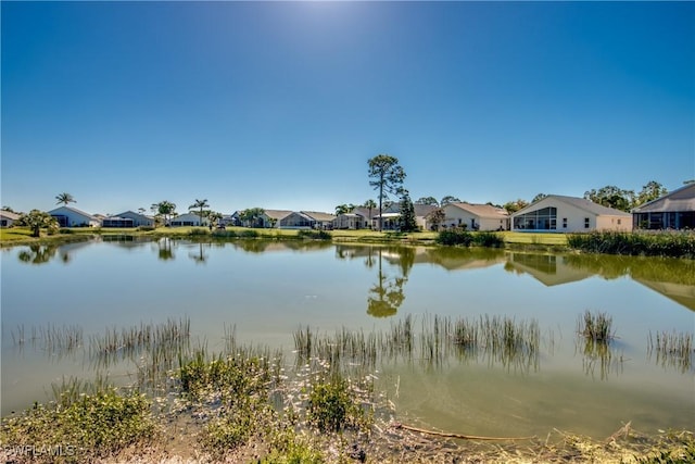 water view with a residential view