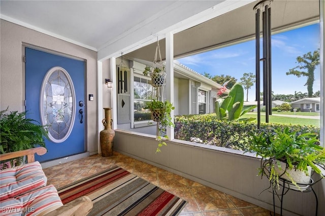 62 Lanai Cir Unit 62, Naples, FL 34112 - foyer with plenty of natural light