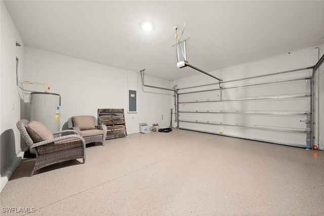 6667 Estero Bay Dr, Fort Myers, FL 33908 - garage with a garage door opener and electric panel