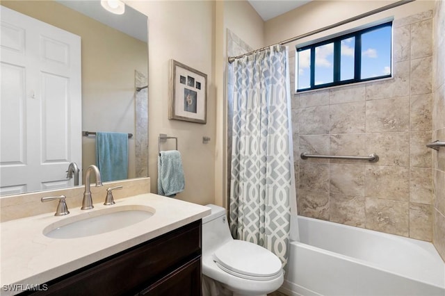 1621 Songbird Ct, Naples, FL 34120 - bathroom featuring vanity, toilet, and shower / tub combo