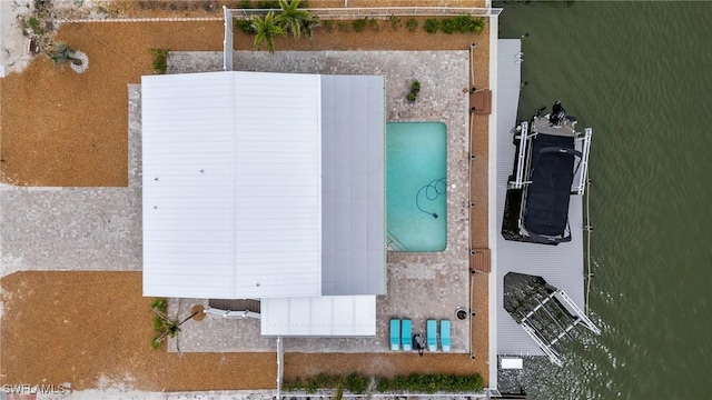 360 Bayland Rd, Fort Myers Beach, FL 33931 - bird's eye view featuring a water view