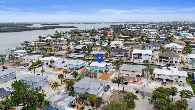 360 Bayland Rd, Fort Myers Beach, FL 33931 - aerial view featuring a residential view and a water view