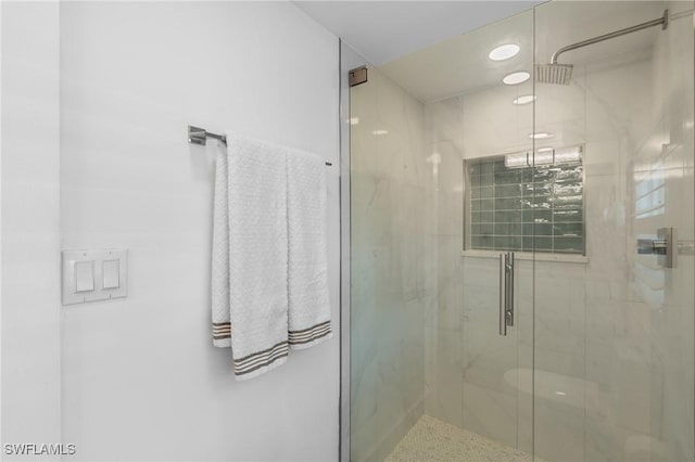 360 Bayland Rd, Fort Myers Beach, FL 33931 - bathroom with a marble finish shower