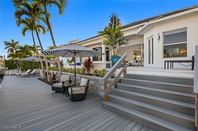 1955 Tarpon Rd, Naples, FL 34102 - view of deck