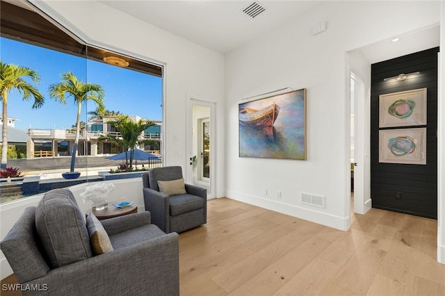 1955 Tarpon Rd, Naples, FL 34102 - living area featuring light wood finished floors and baseboards