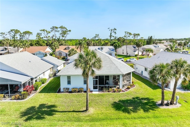 3895 Sabal Springs Blvd, North Fort Myers, FL 33917 - birds eye view of property featuring a residential view
