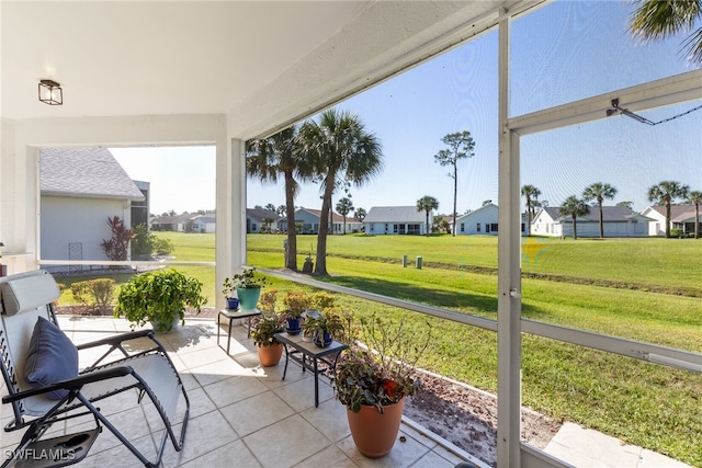 3895 Sabal Springs Blvd, North Fort Myers, FL 33917 - sunroom / solarium featuring a residential view