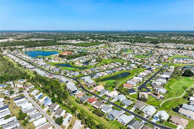 3895 Sabal Springs Blvd, North Fort Myers, FL 33917 - drone / aerial view featuring a water view and a residential view