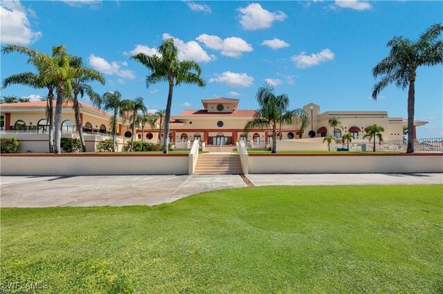 3895 Sabal Springs Blvd, North Fort Myers, FL 33917 - view of community featuring a lawn