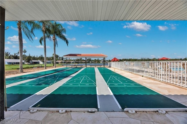 3895 Sabal Springs Blvd, North Fort Myers, FL 33917 - view of home's community featuring shuffleboard