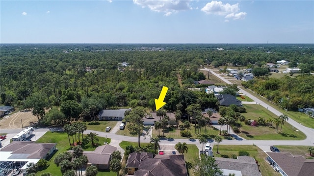 2333 Westwood Rd, North Fort Myers, FL 33917 - view of property location featuring a forest and nearby suburban area
