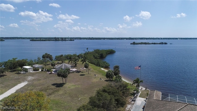 2333 Westwood Rd, North Fort Myers, FL 33917 - aerial view of a large body of water