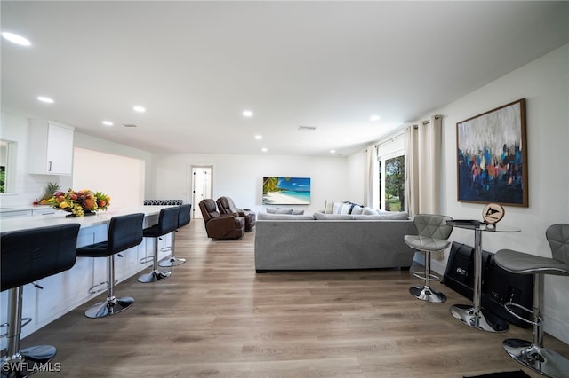 2333 Westwood Rd, North Fort Myers, FL 33917 - living area featuring recessed lighting and light wood-type flooring