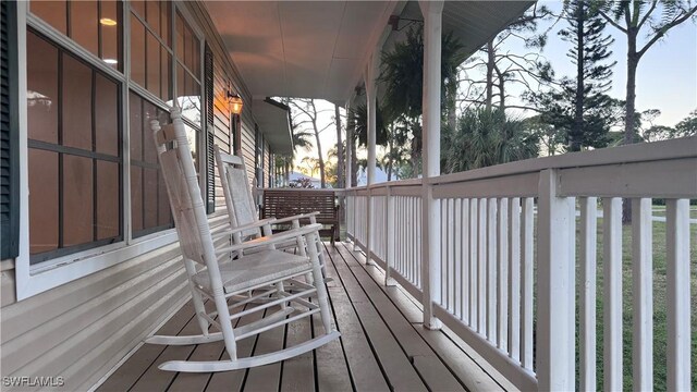 20587 Charing Cross Cir, Estero, FL 33928 - view of wooden porch