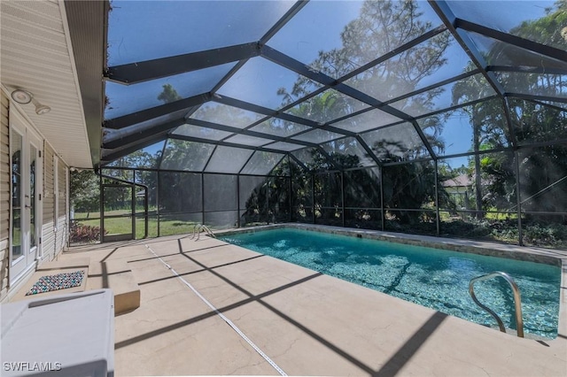 20587 Charing Cross Cir, Estero, FL 33928 - swimming pool featuring a patio area and a lanai
