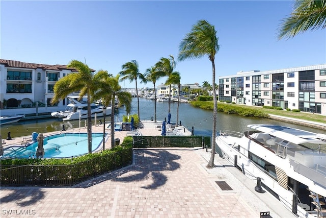 1490 5th Ave S Unit 200B, Naples, FL 34102 - view of home's community featuring a water view