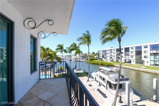 1490 5th Ave S Unit 200B, Naples, FL 34102 - balcony featuring a water view