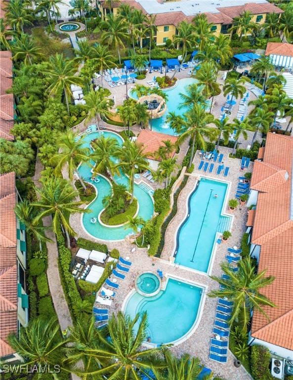 1490 5th Ave S Unit 200B, Naples, FL 34102 - aerial view of a pool