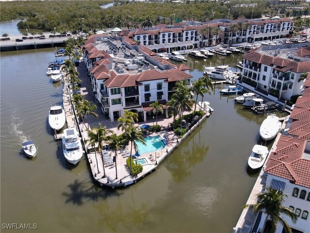 1490 5th Ave S Unit 200B, Naples, FL 34102 - bird's eye view of a large body of water