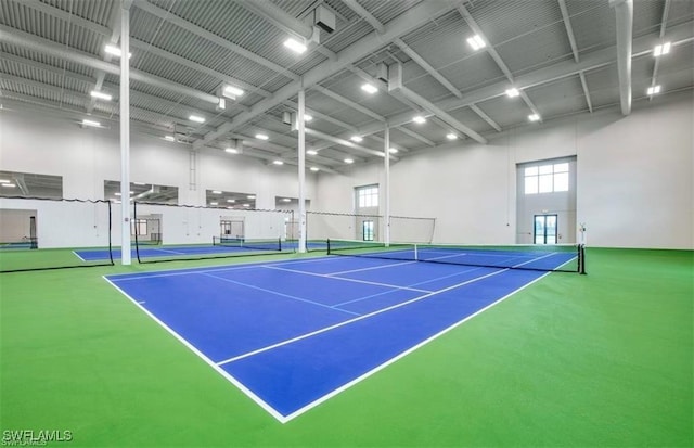 19513 Hinkley Dr, Estero, FL 33928 - view of tennis court with fence