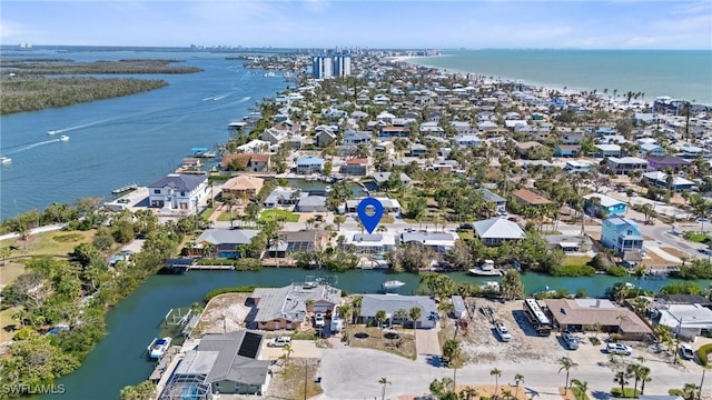 411 Connecticut St, Fort Myers Beach, FL 33931 - view of property location with a nearby body of water and nearby suburban area