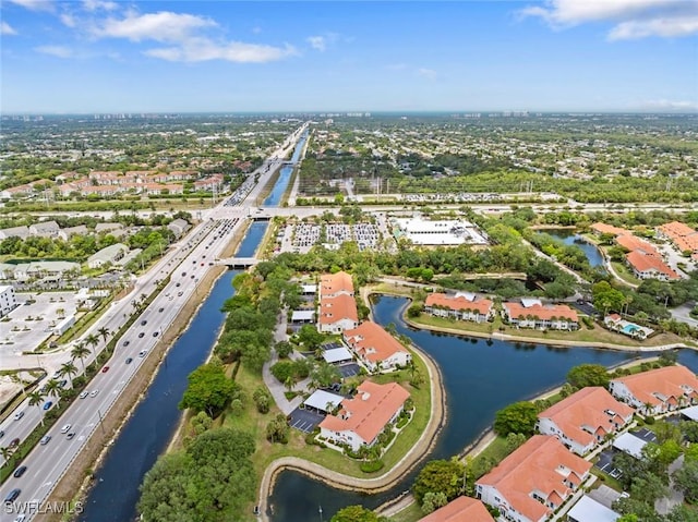 4970 Deerfield Way Unit F202, Naples, FL 34110 - aerial view of property's location with a highway and nearby suburban area