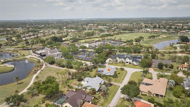 15440 Kilmarnock Dr, Fort Myers, FL 33912 - bird's eye view featuring a water view and a residential view