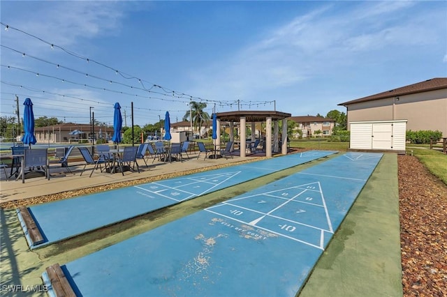 25100 Sandhill Blvd Unit 103, Punta Gorda, FL 33983 - surrounding community with shuffleboard