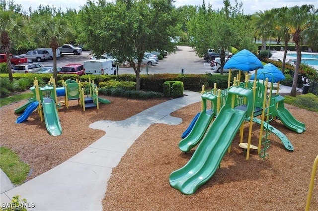 view of communal playground