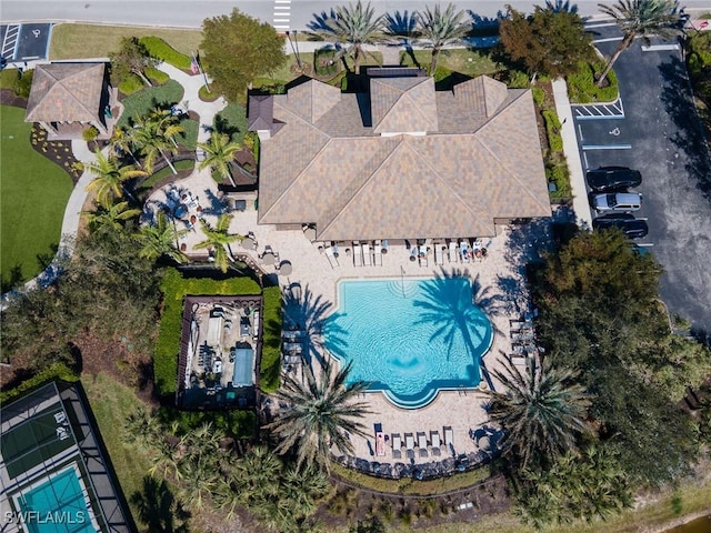 drone / aerial view