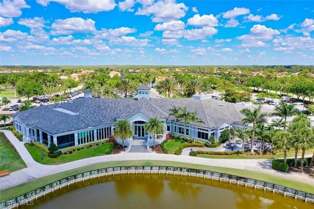 9119 Links Dr, Fort Myers, FL 33913 - birds eye view of property featuring a water view