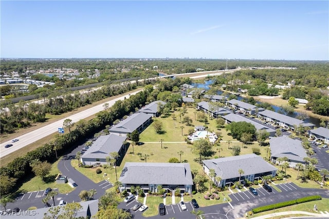 1232 Commonwealth Cir Unit P103, Naples, FL 34116 - aerial view featuring a residential view