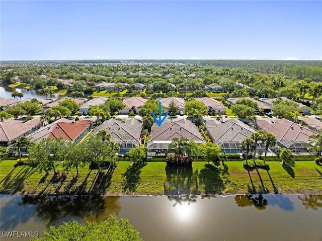 28970 Vermillion Ln, Bonita Springs, FL 34135 - aerial perspective of suburban area with a large body of water