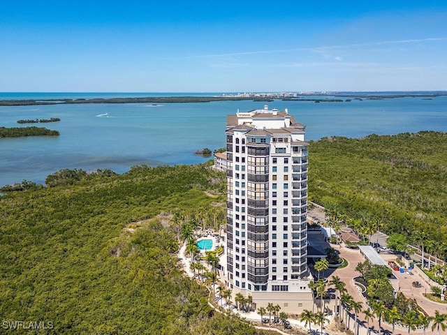 5051 Pelican Colony Blvd Unit 301, Bonita Springs, FL 34134 - bird's eye view with a water view