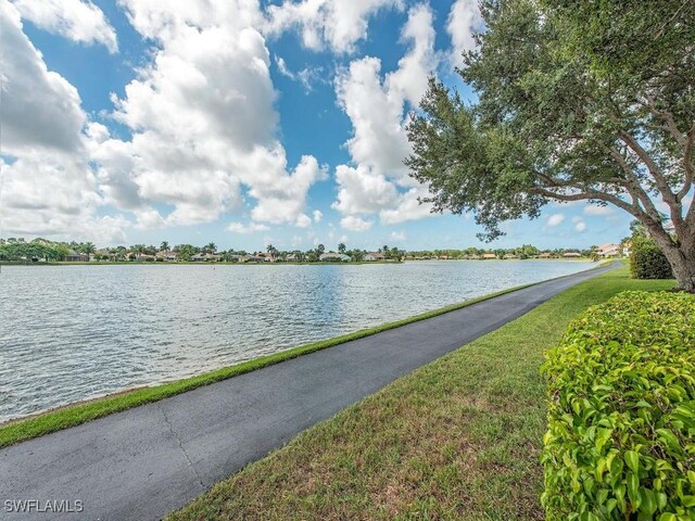 property view of water