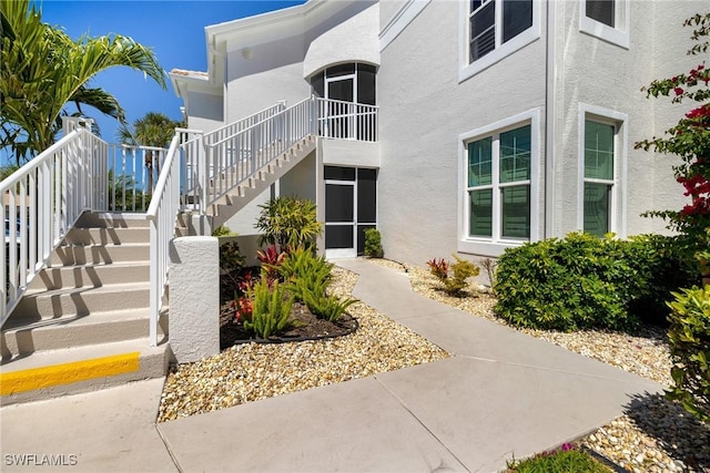 16451 Millstone Cir Unit 101, Fort Myers, FL 33908 - view of building exterior featuring stairway