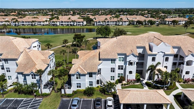 16451 Millstone Cir Unit 101, Fort Myers, FL 33908 - aerial perspective of suburban area featuring a nearby body of water and a golf club