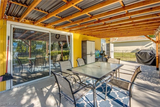 2303 NE 7th Ave, Cape Coral, FL 33909 - view of patio / terrace with outdoor dining space