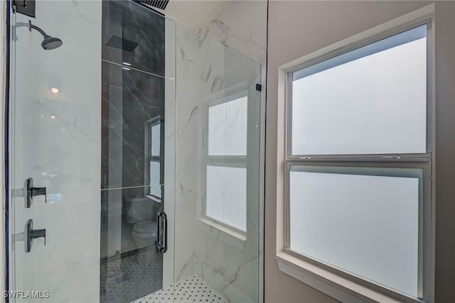 full bath featuring a stall shower