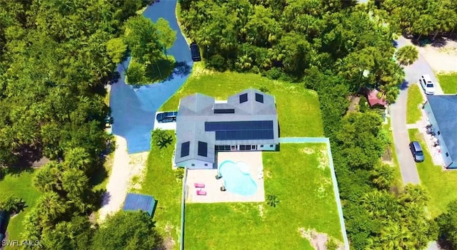 482 10th Ave NW, Naples, FL 34120 - aerial view of a pool area