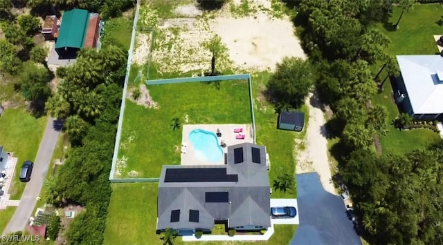 482 10th Ave NW, Naples, FL 34120 - aerial view of property's location featuring property parcel outlined