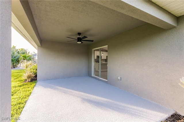 27260 Porto Nacional Dr, Punta Gorda, FL 33983 - view of patio / terrace featuring a ceiling fan
