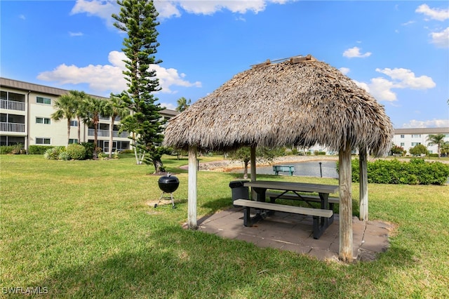 1004 Manatee Rd Unit H201, Naples, FL 34114 - view of home's community with a gazebo and a yard