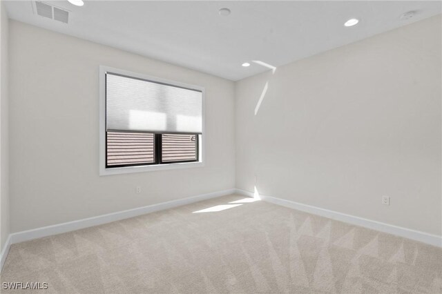 20333 Fair Oak Ln, Estero, FL 33928 - carpeted empty room with recessed lighting, baseboards, and visible vents