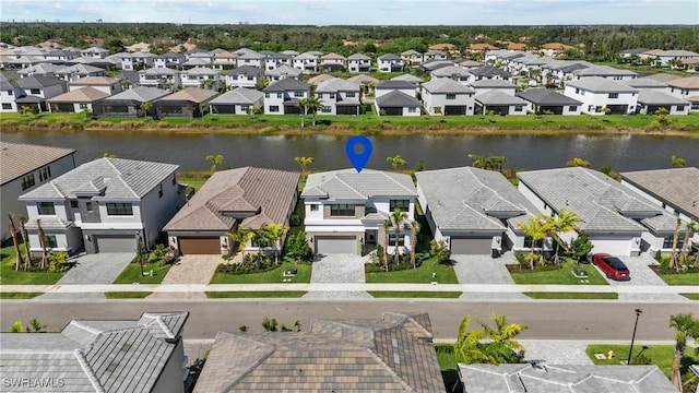 20333 Fair Oak Ln, Estero, FL 33928 - aerial view featuring a residential view and a water view