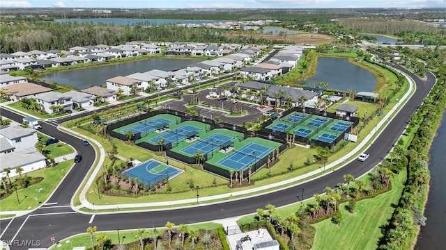 20333 Fair Oak Ln, Estero, FL 33928 - aerial view featuring a residential view and a water view