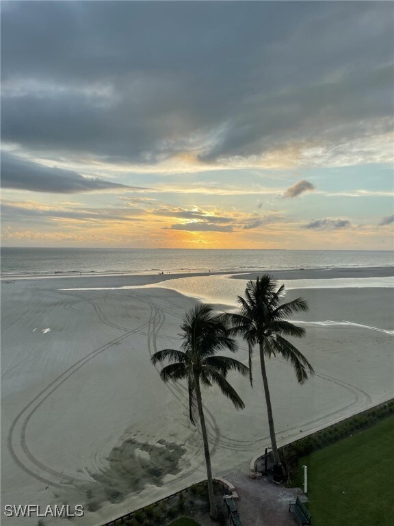 6672 Estero Blvd Unit A606, Fort Myers Beach, FL 33931 - water view featuring nearby beach